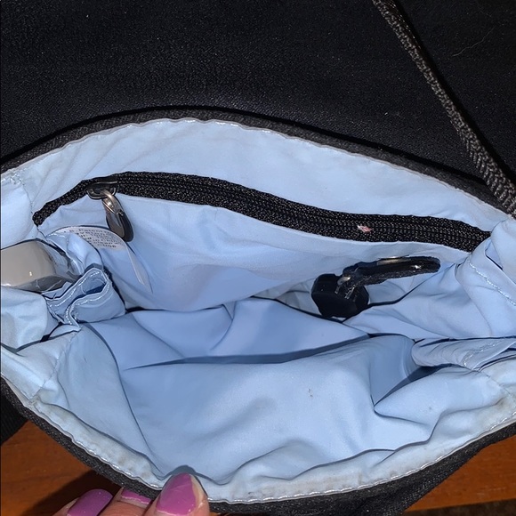 Suede crossbody travel bag - Picture 9 of 10